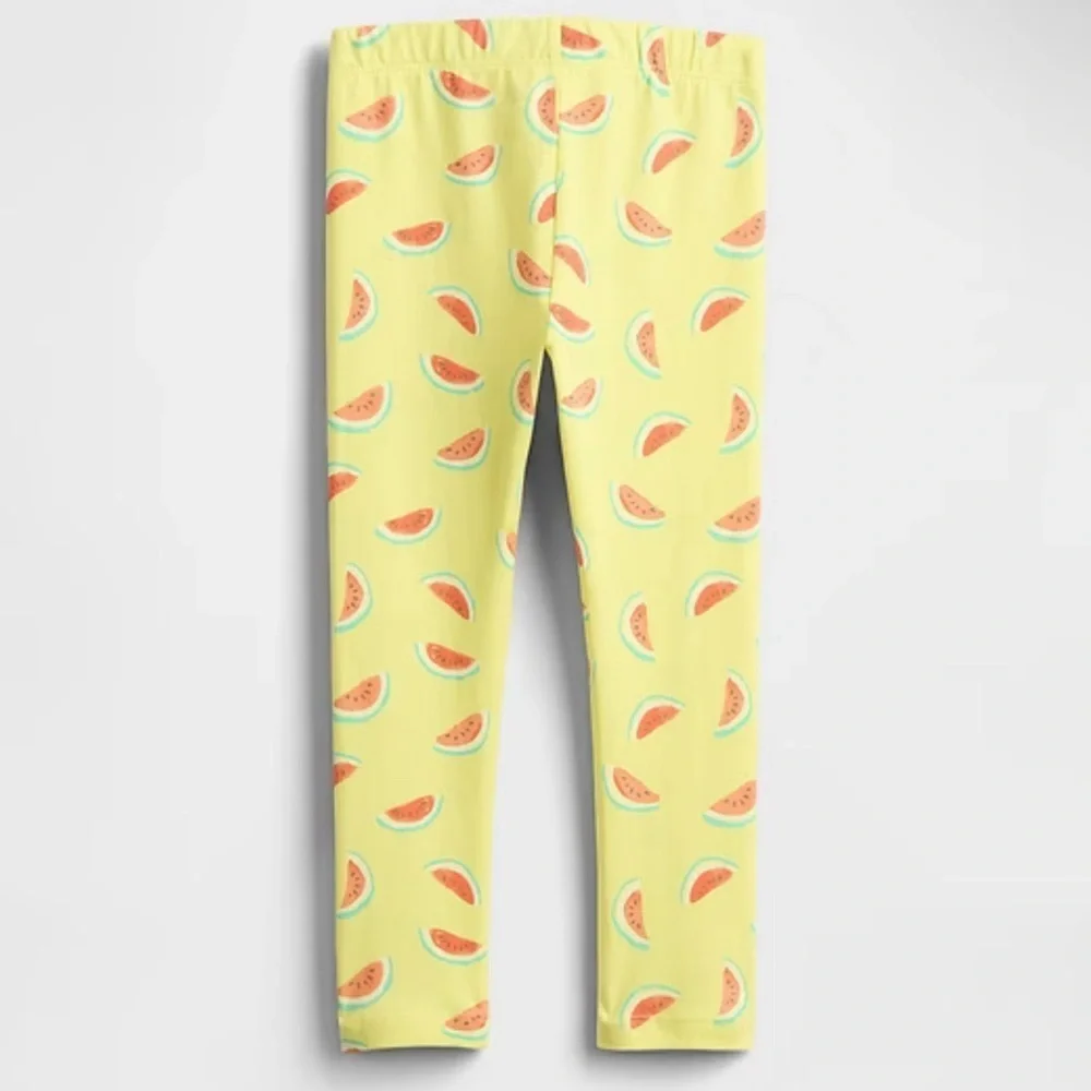 GAP Yellow Watermelon Print Leggings